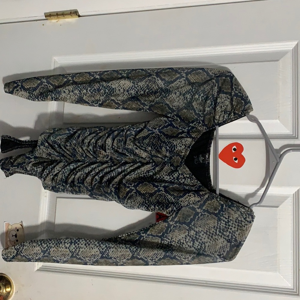 Snake skin body suit